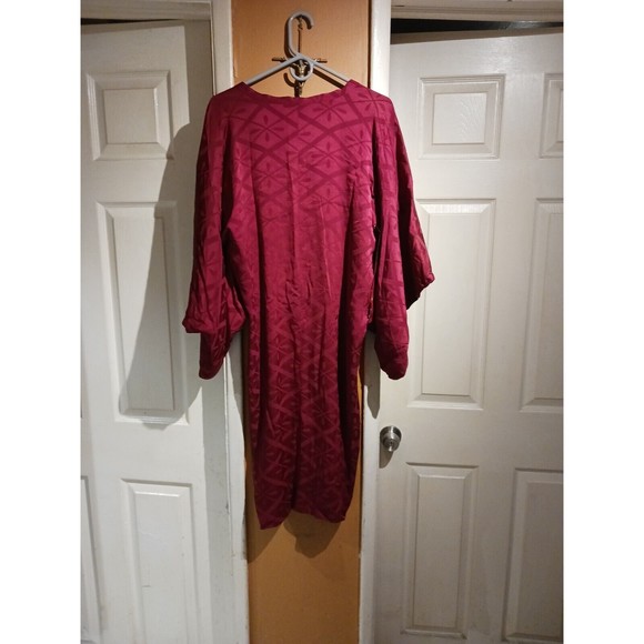 Vintage Japanese Square Neck Michiyuki Haori Kimono Jacket. Size M - Picture 7 of 11